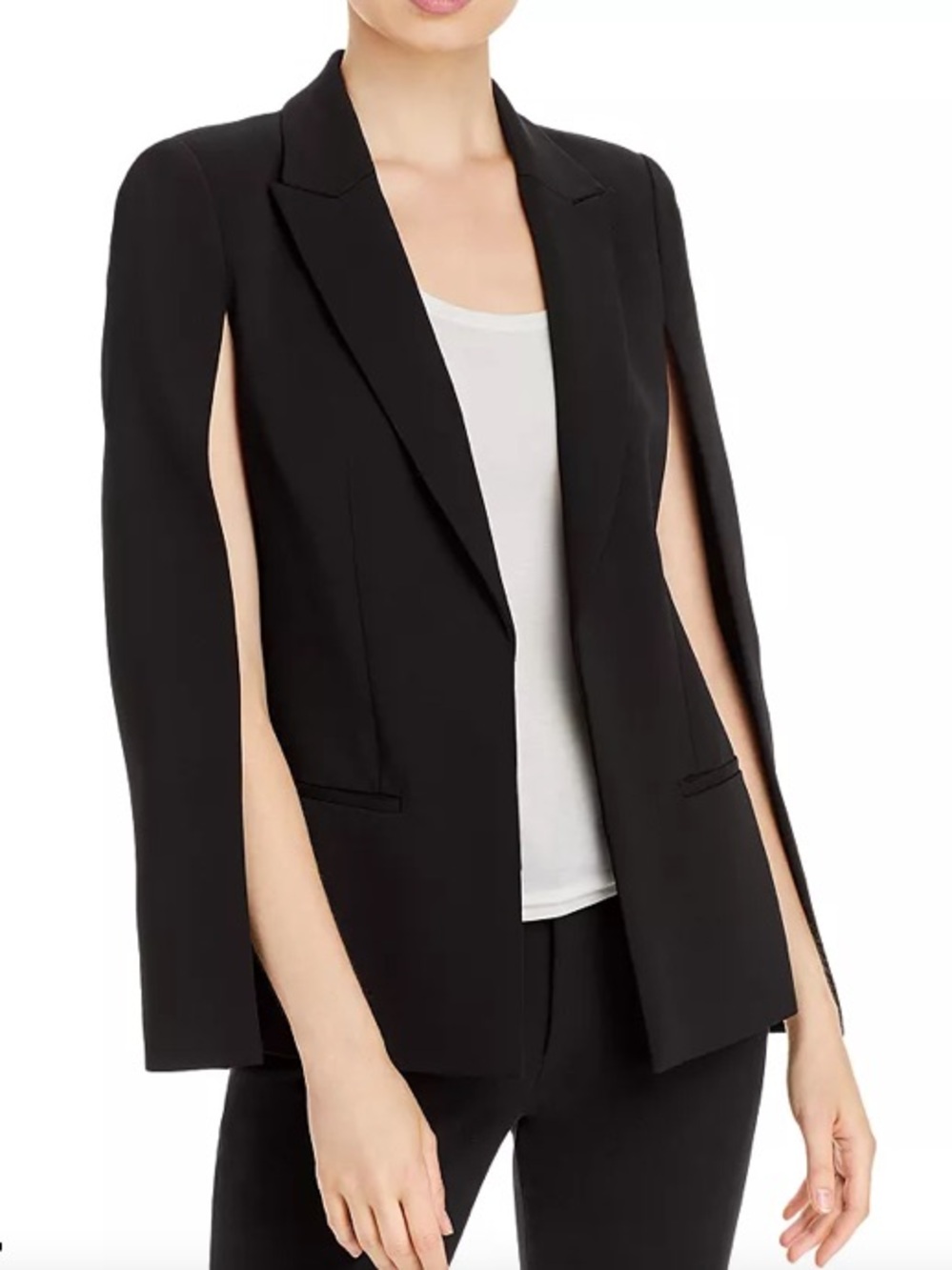 Kobi Halperin Black Adrian Cape Jacket Blazer Size XL